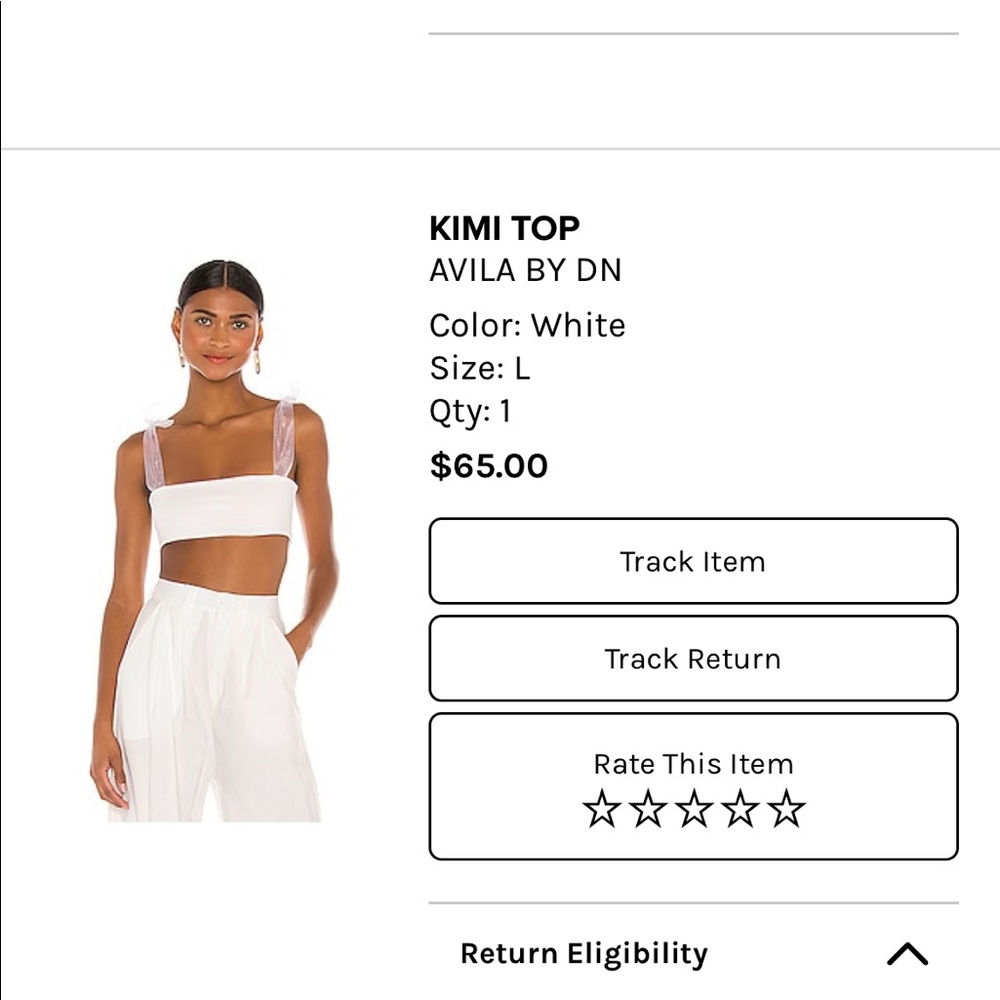 Revolve Kimi top by Avila by DN size large fits small worn once